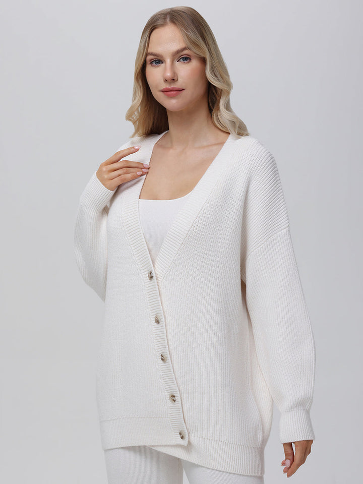 Evelyn Asymmetrical Luxe Sweater