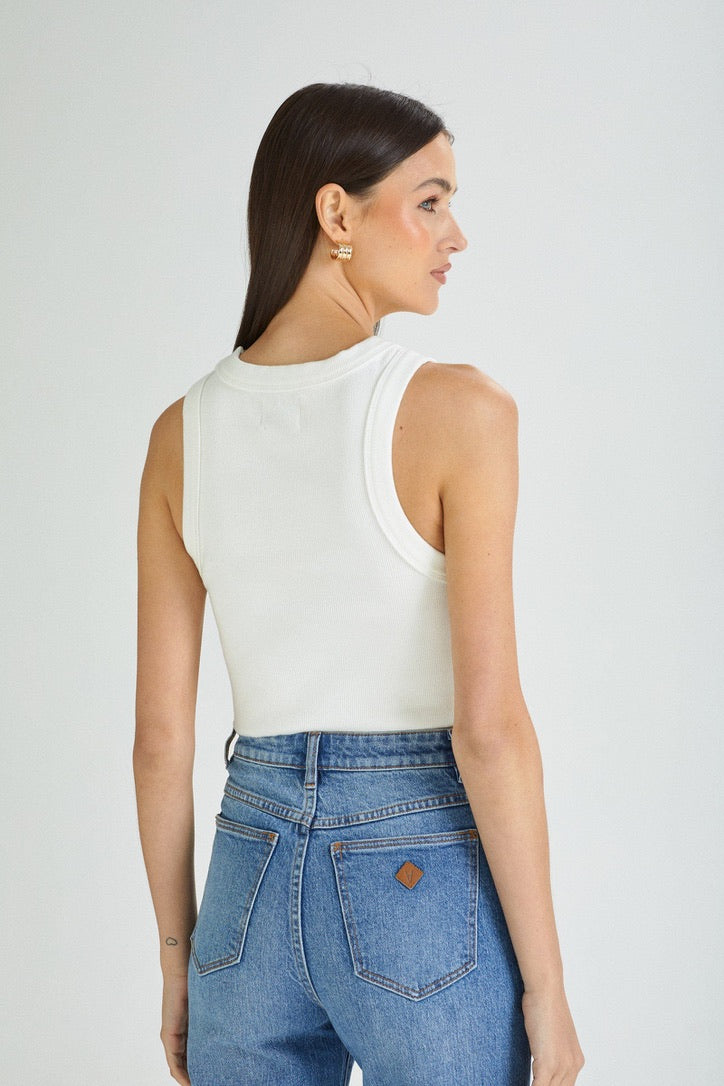 Heather Cropped Tank