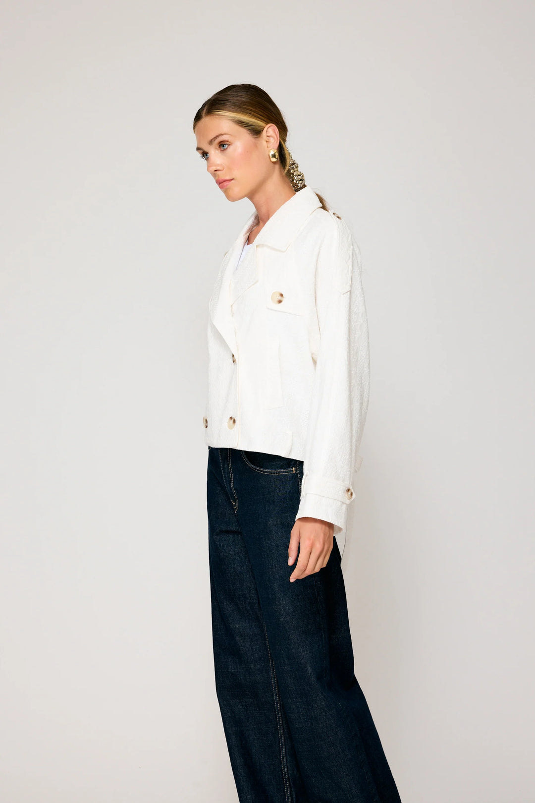 Bendetta Crop Trench Jacket