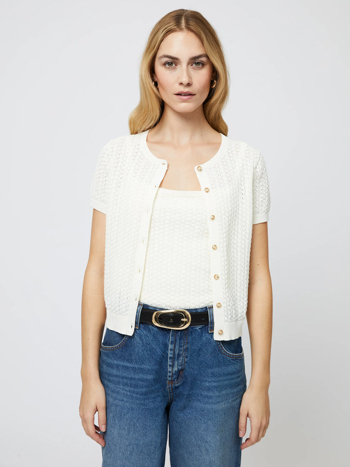 Bridget Pointelle Cardigan