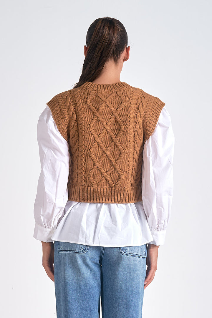 Colbie Sweater Vest Top